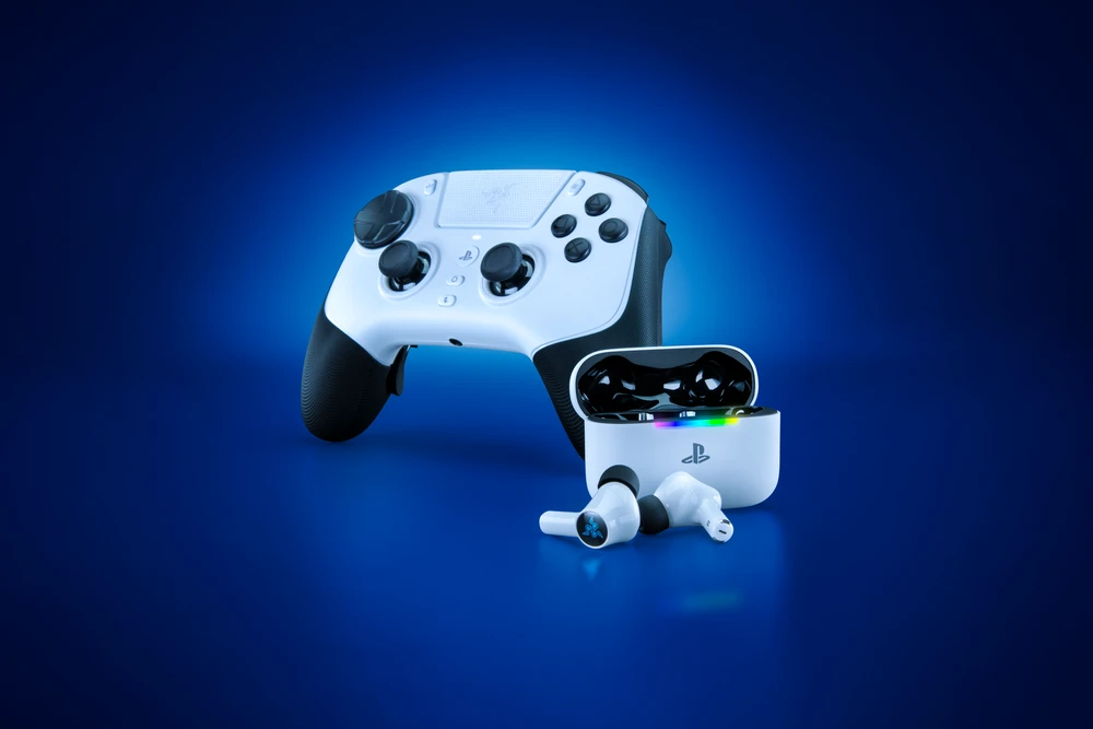 Ausinės Razer Hammerhead V3 X HyperSpeed skirta PlayStation, belaidės, ANC – juodas