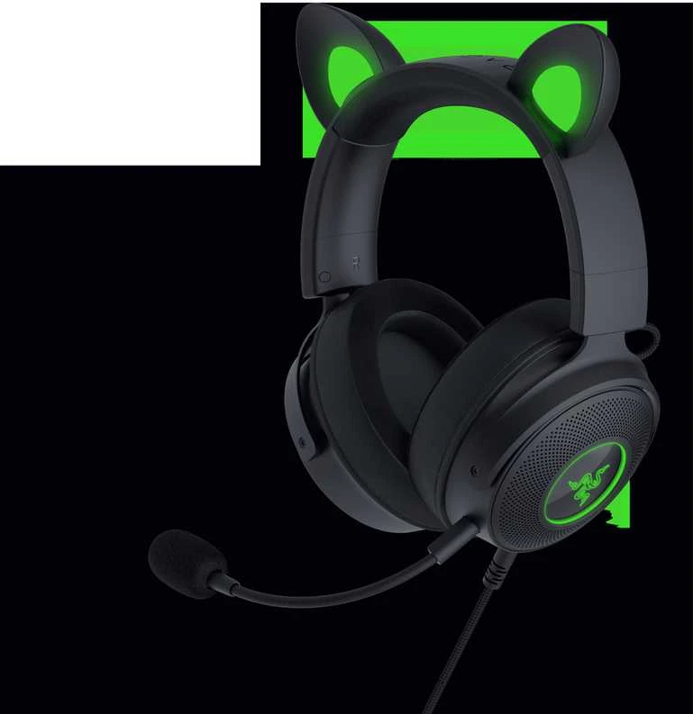 Razer | su laidu | Over-Ear | Ausinės Žaidimams | Kraken V2 Pro, Kitty Edition