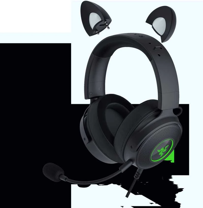 Razer | su laidu | Over-Ear | Ausinės Žaidimams | Kraken V2 Pro, Kitty Edition