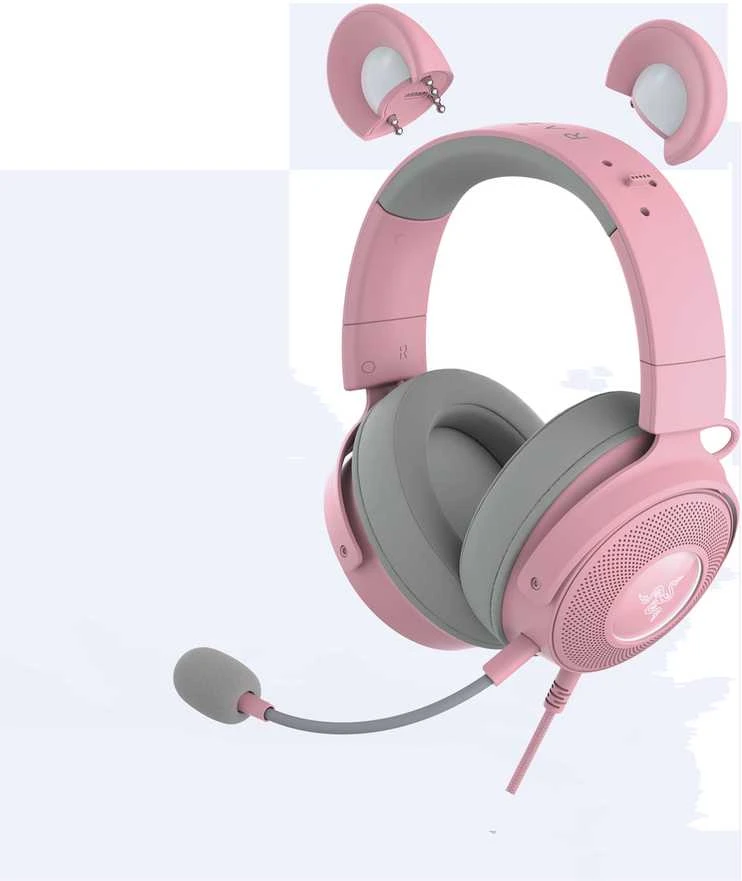 Razer | su laidu | Over-Ear | Ausinės Žaidimams | Kraken V2 Pro, Kitty Edition
