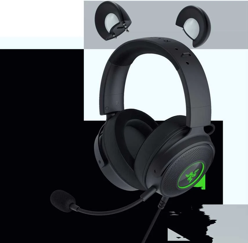 Razer | su laidu | Over-Ear | Ausinės Žaidimams | Kraken V2 Pro, Kitty Edition