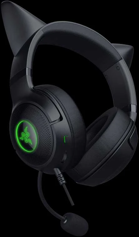 Razer | Ausinės | Kraken Kitty V2 | Yes | su laidu | Ant ausų uždedamos | USB Type A | Juodas