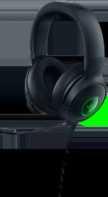 Razer Kraken V3 X žaidimų ausinės su laidu, USB Type-A Juodos