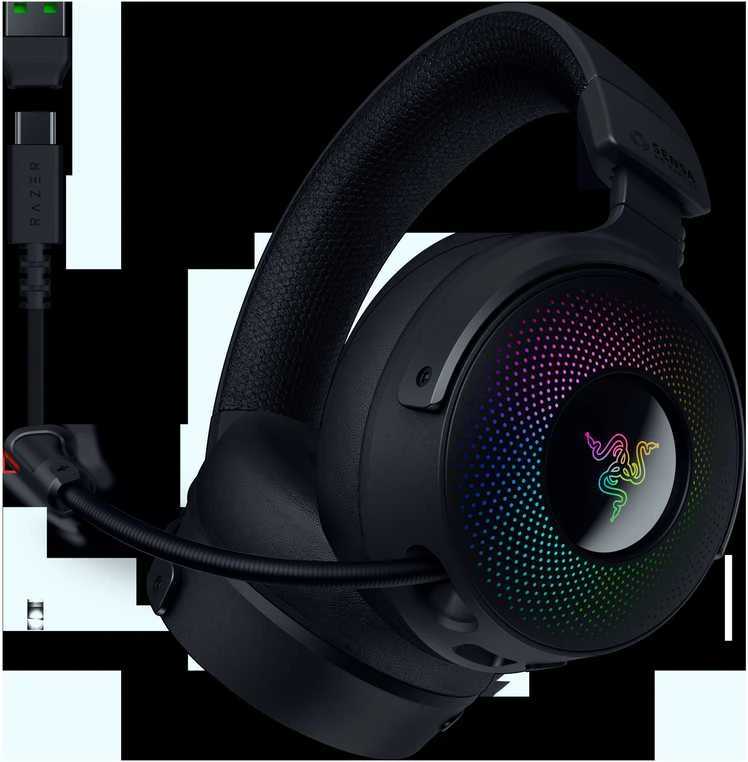 Razer Ausinės Žaidimams | Kraken V4 Pro | Bluetooth | Over-ear | Mikrofonas | Belaidės | Juodas