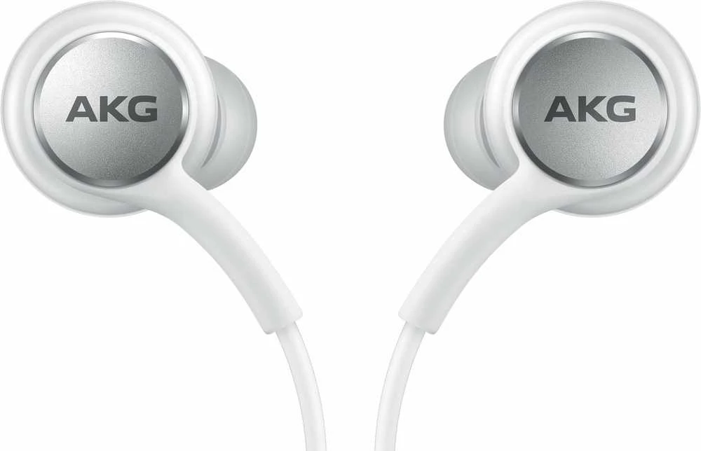 Samsung AKG ausinės baltos su sidabriniais akcentais