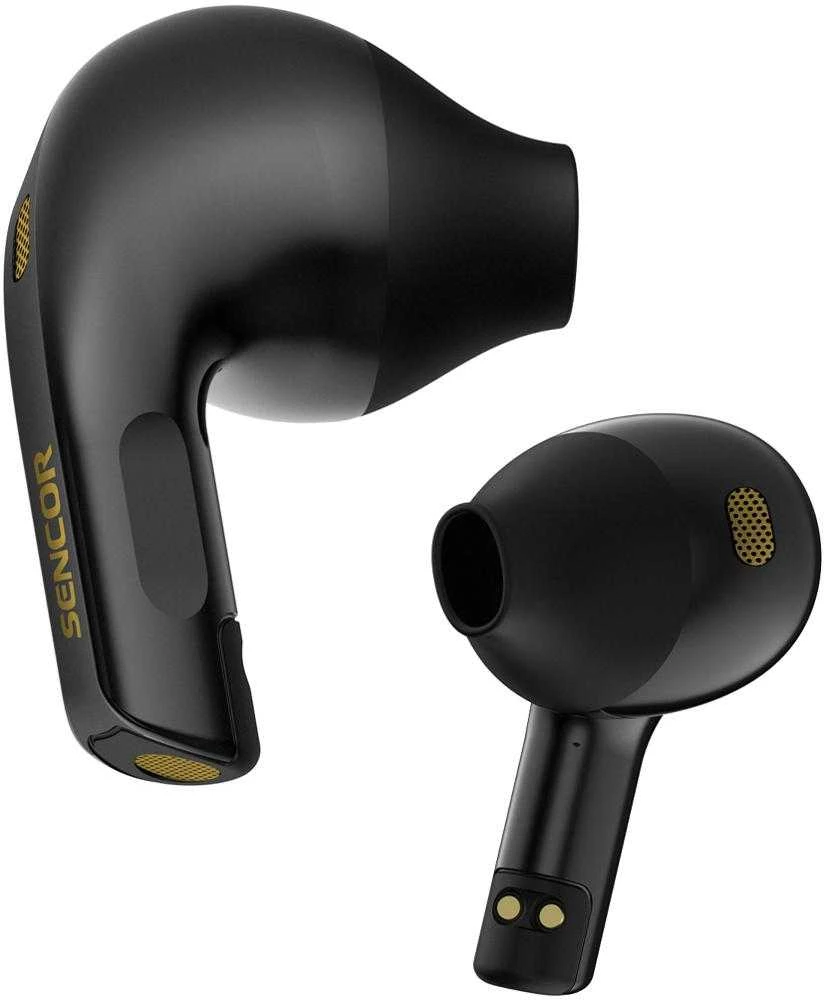 Sencor Įstatomos į ausis (į ausis įkišamos tipo) ausinės bluetooth sep 560bt bk, bt 5.3, czas 6h, 40mah