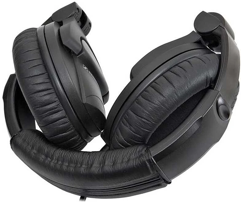 SENNHEISER HD 280 PRO, DYNAMIC HI-FI STEREO Ausinės, 64 ?, CLOSED, ADJUSTABLE HEADBAND, COILED KABELIS 3M, JACK 3.5MM, Juodas