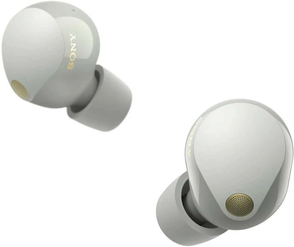 Sony WF-1000XM5 Earbuds Belaidės ausinės, ANC, belaidis įkrovimas, Sidabrinės spalvos