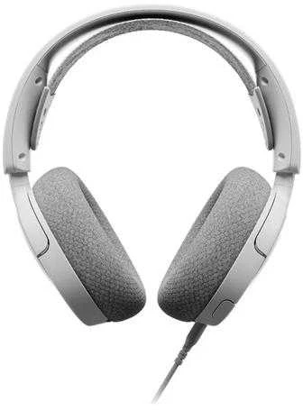 Ausinės žaidimams su mikrofonu SteelSeries Arctis Nova 1P Over-Ear, Baltos spalvos