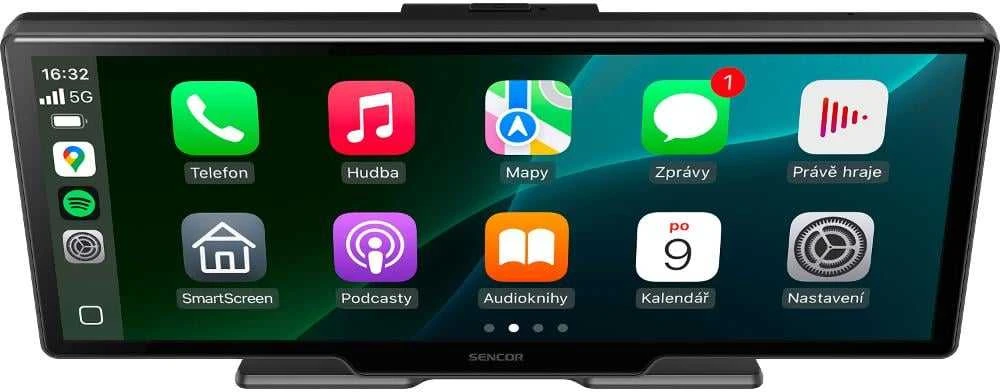Sencor „Carplay“ ir „Android Auto SCT M1060BWT“ galinio vaizdo kamera