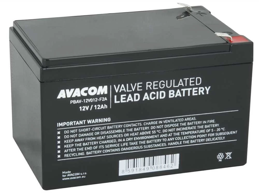 AVACOM BATTERY 12V 12AH F2 (PBAV-12V012-F2A)