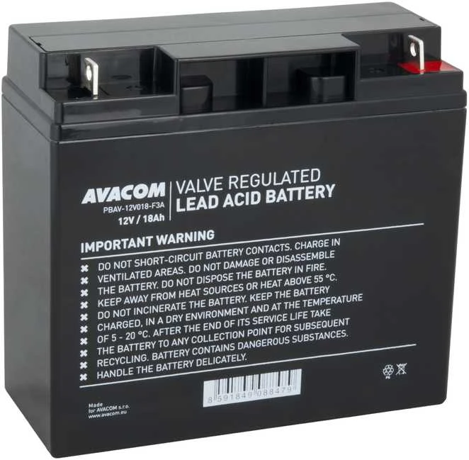 Avacom Avacom baterija standartinė, 12V, 18Ah, PBAV-12V018-F3A