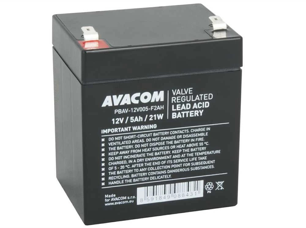 AVACOM BATERIE 12V 5AH F2 HIGHRATE (PBAV-12V005-F2AH)