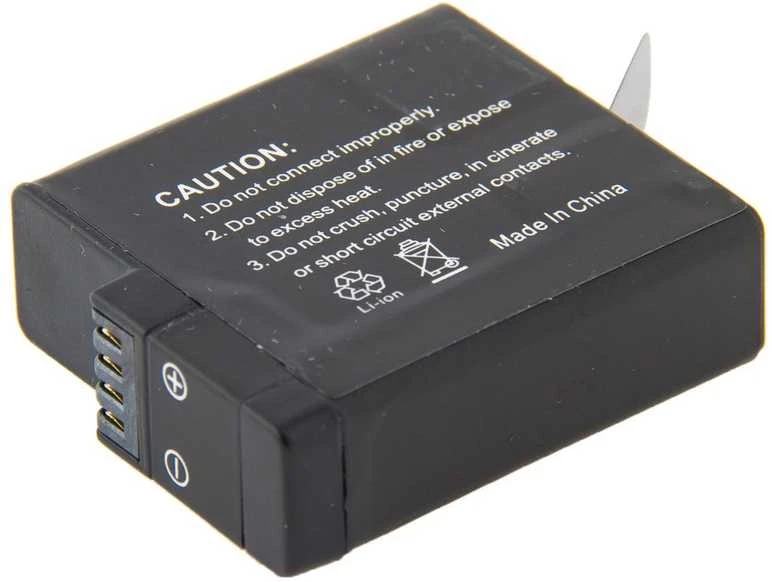 AVACOM GOPRO AHDBT-501, AABAT-001 LI-ION 3.7V 1250MAH 4.8WH, HERO 5, HERO 6 Juodas, HERO 7 Juodas, HERO 8