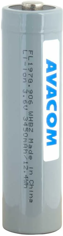 Avacom 18650 3450mAh baterija su etikete