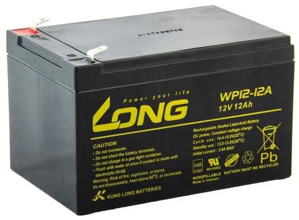 Avacom LONG 12V 12AH švino-rūgšties akumuliatorius F2 (WP12-12A)