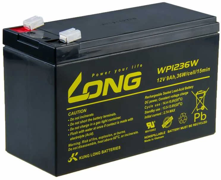 Avacom Long Ilgas 12V 9Ah švino rūgšties akumuliatorius HighRate F2