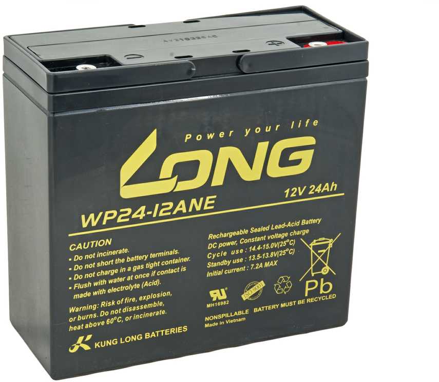 Avacom LONG baterija 12V 24Ah M5 DeepCycle (WP24-12ANE)