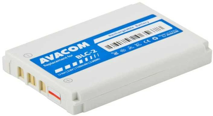 AVACOM LIČIO JONŲ 3,6 V 1100 mAh baterija telefonams NOKIA 3410, 3310, 3510 (pakaitinė BLC-2)