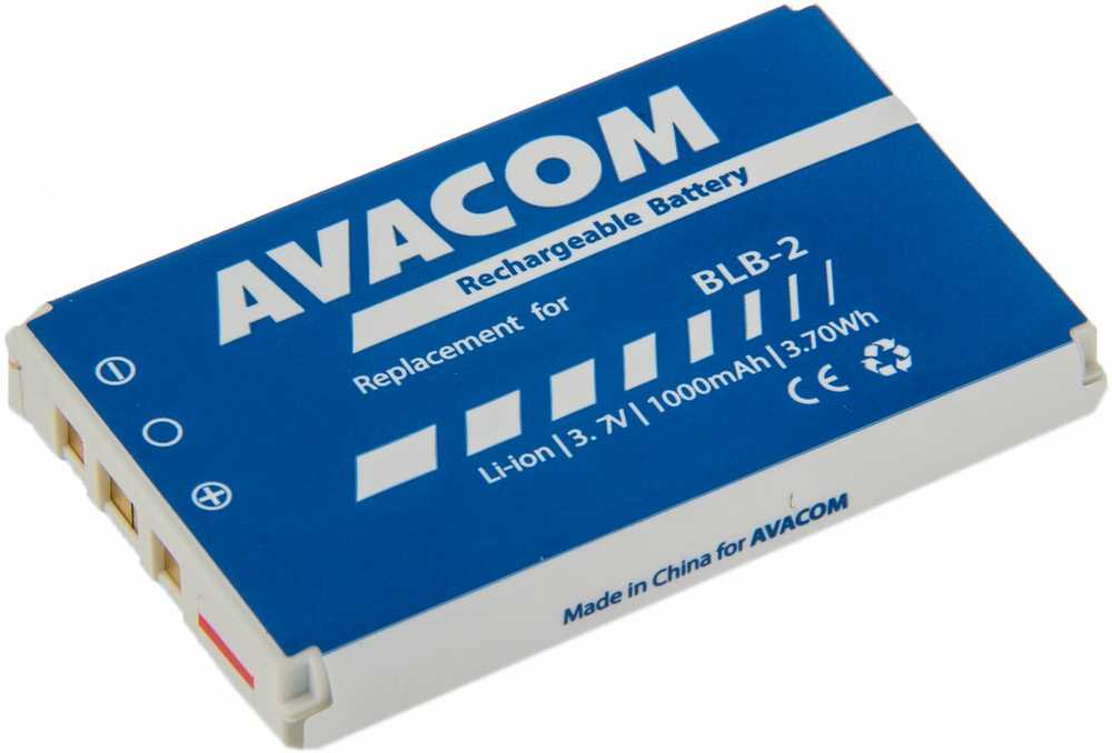 Baterija Avacom AVACOM Mobiliojo telefono baterija Nokia 8210, 8850 Li-Ion 3.7V 1000mAh (pakaitinė BLB-2)