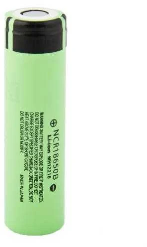 Panasonic NCR18650B žalias 3400mAh akumuliatorius
