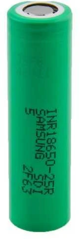 Avacom įkraunama pramoninė baterija 18650 Samsung 2500mAh 3,7V ličio jonų
