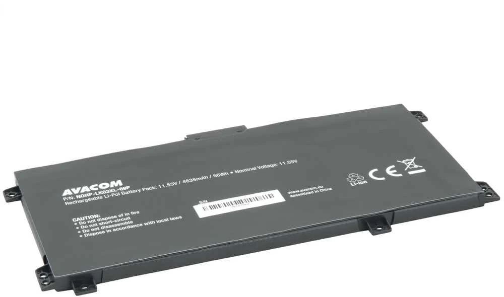 AVACOM, skirtas HP Envy X360 15 bp serijos Li-Pol 11,55V 4835mAh 56Wh