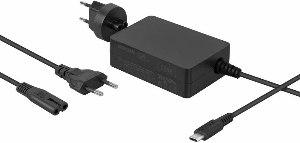Avacom 90 W maitinimo adapteris su USB-C laidu