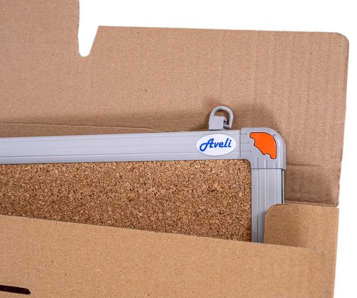 Aveli BASIC Cork wall unit 60x45 cm, aliuminio frame