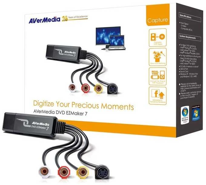 AVerMedia Rejestrator Obrazu (Video Grabber) DVD EZMaker 7 USB