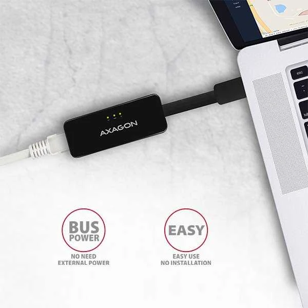 AXAGON ADE-XR Type-A USB2.0 – Fast Ethernet 10/100 adapteriai