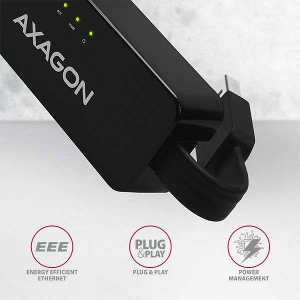 AXAGON ADE-XR Type-A USB2.0 – Fast Ethernet 10/100 adapteriai