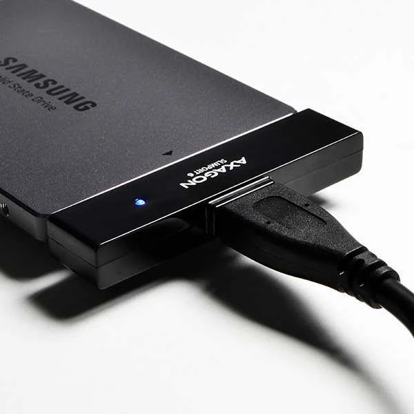 AXAGON ADSA-1S6 USB3.0 – SATA 6G UASP HDD išorinis adapteris, įsk. Byla