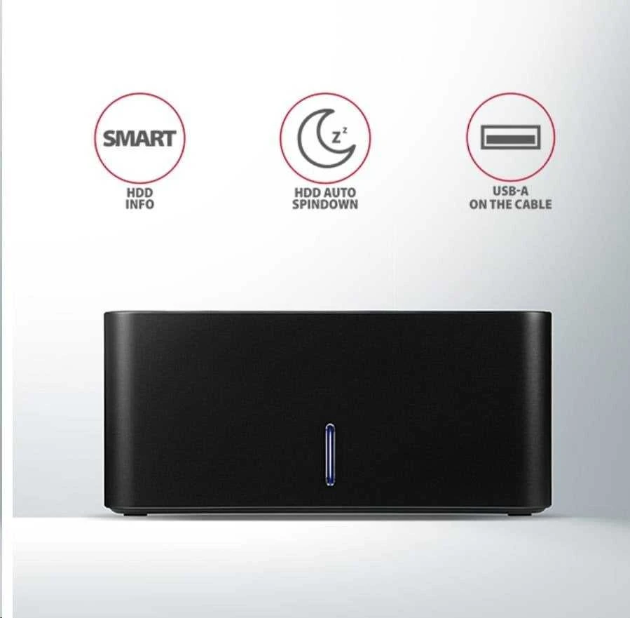 AXAGON | USB 3.0-1x SATA 6G HDD Dock Station, Juodas | ADSA-SN