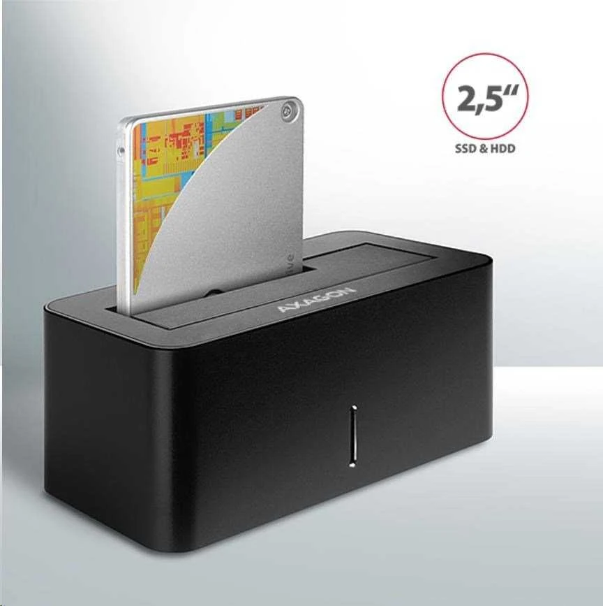 AXAGON | USB 3.0-1x SATA 6G HDD Dock Station, Juodas | ADSA-SN