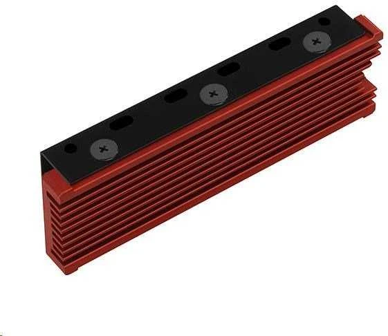 AXAGON CLR-M2 pasyvus - M.2 SSD, 80 mm SSD, ALU korpusas, silikoninės šiluminės pagalvėlės