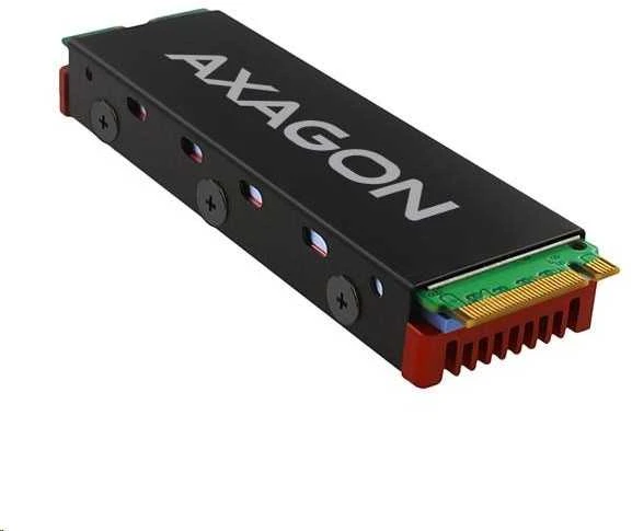 AXAGON CLR-M2 pasyvus - M.2 SSD, 80 mm SSD, ALU korpusas, silikoninės šiluminės pagalvėlės