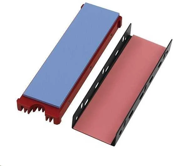 AXAGON CLR-M2 pasyvus - M.2 SSD, 80 mm SSD, ALU korpusas, silikoninės šiluminės pagalvėlės