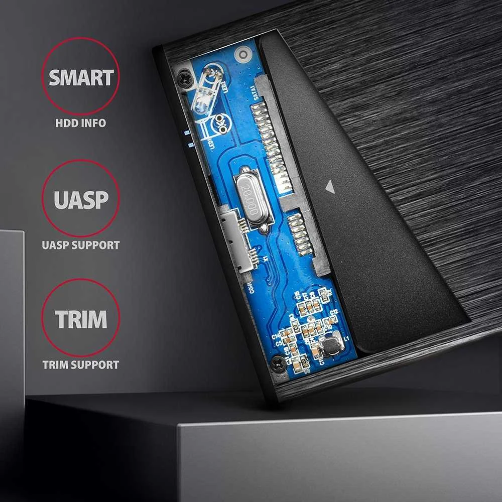AXAGON EE25-XA6 USB3.0 - SATA 6G 2.5'' išorinė ALINE dėžutė