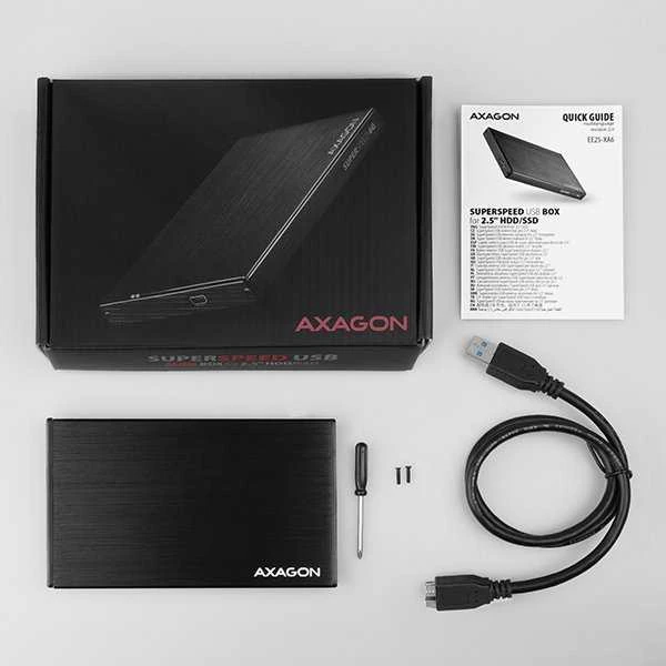 AXAGON EE25-XA6 USB3.0 - SATA 6G 2.5'' išorinė ALINE dėžutė