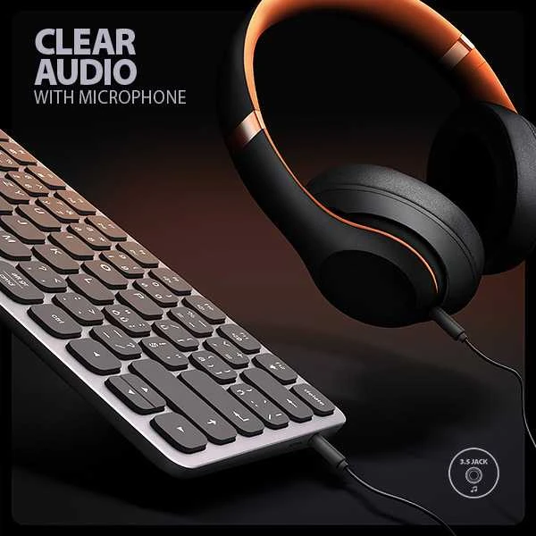 „Axagon HMC-KB-GE USB-C 5Gbps“ klaviatūra (DE) 9in1 šakotuvas