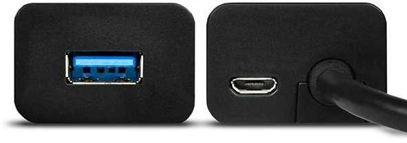 AXAGON HUE-S2C 4x USB3.0 įkrovimo šakotuvas, MicroUSB įkrovimo jungtis, C tipo