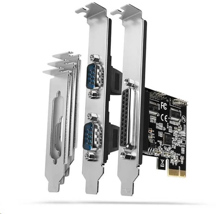 AXAGON PCI-Express kortelė su viena lygiagrečia ir dviem nuosekliosiomis jungtys 250 kbps | PCEA-PSN