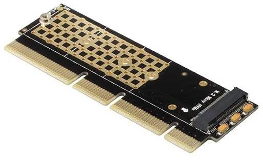 AXAGON PCEM2-1U PCI-E 3.0 16x - M.2 SSD NVMe, iki 80 mm SSD, žemo profilio 1U