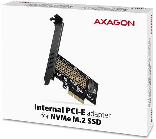 AXAGON PCEM2-N PCI-E 3.0 4x - M.2 SSD NVMe, iki 80 mm SSD