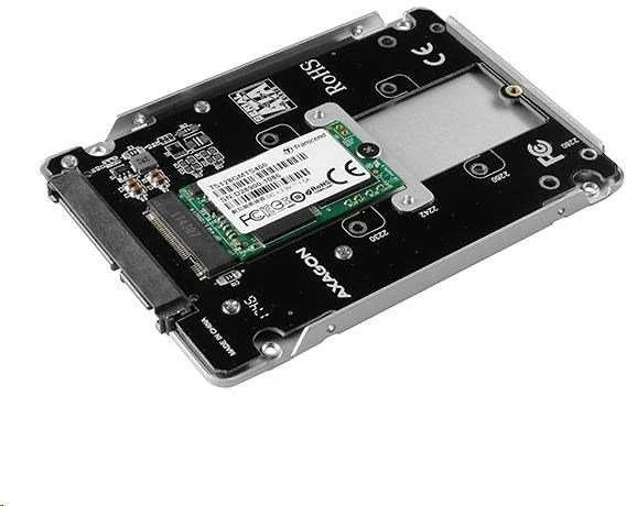 AXAGON RSS-M2SD SATA - M.2 SSD SATA, iki 80mm SSD, ALU body