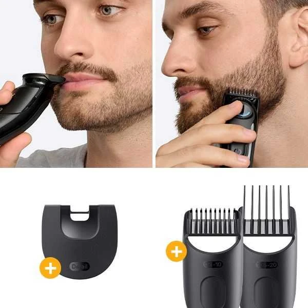 Barzdaskutė „Braun“ barzdos kirptuvas | 5 serija BT5520 | Belaidis | Ilgio pakopų skaičius 40 | Juodas