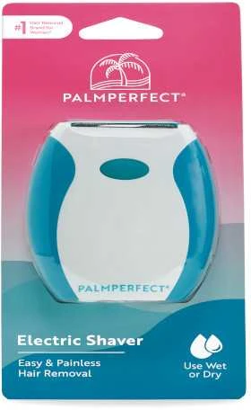 PalmPerfect Moteriškas skustuvas, mėlynas
