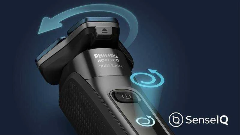 Barzdaskutė „Philips“ 7000 serijos drėgnas ir sausas skustuvas S7885/55