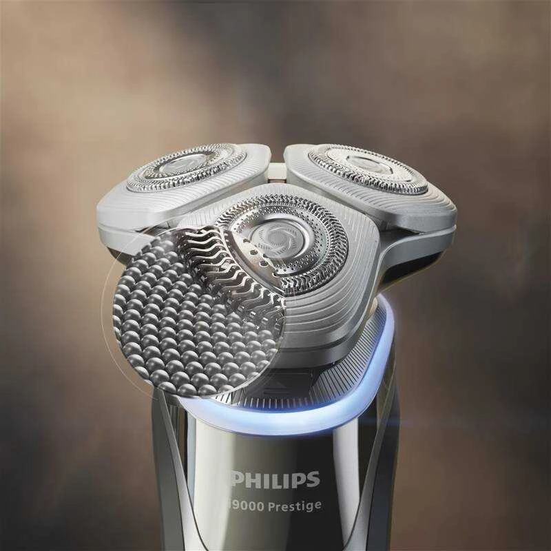 Philips i9000 Prestige drėgnojo ir sausojo skutimo skustuvas su „SkinIQ“